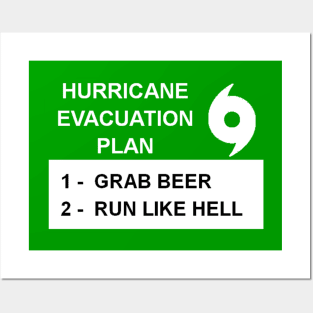 Hurricane Evacuation Plan Posters and Art